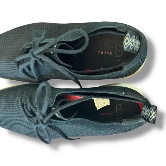 UGG Union Derby Hyperweave Black Running Casual Oxford Fashion Men’s Size 12